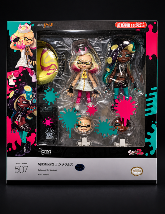 Good Smile Company figma 507 Off the Hook Pearl & Marina box front - Splatoon 2