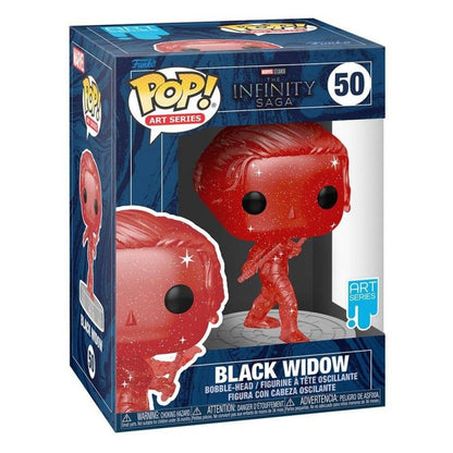 Funko Pop! Art Series 050 - The Infinity Saga - Black Widow (2022) (Rood)