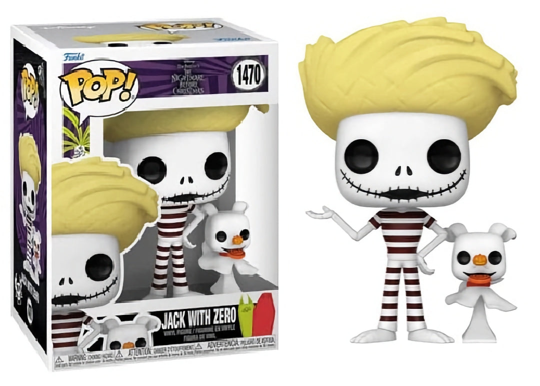 Funko Pop! Disney 1470 - Nightmare Before Christmas - Jack With Zero (2024)