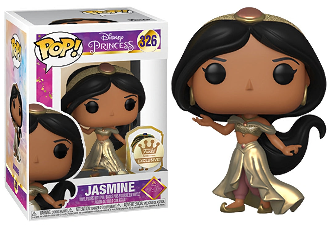 Funko Pop! 326 Disney - Disney Princess - Jasmine (2021) Exclusive (with Pin)