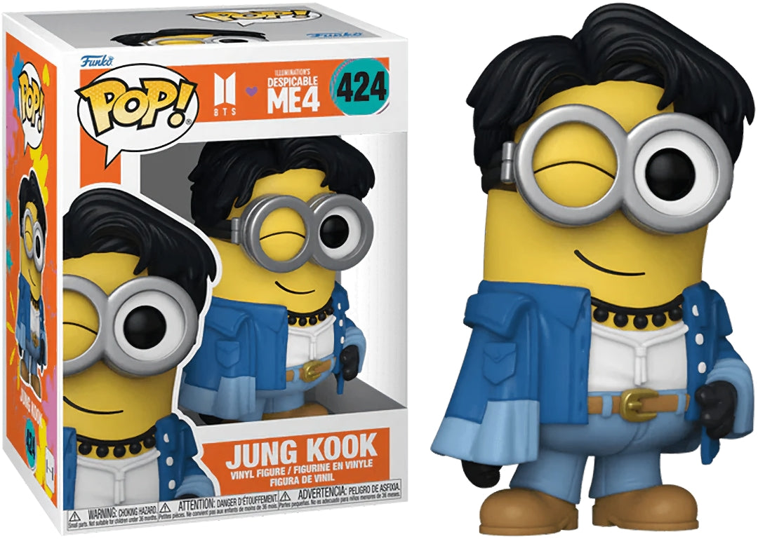 Funko Pop! Rocks 424 - Despicable Me 4 / BTS - Jung Kook (2024)