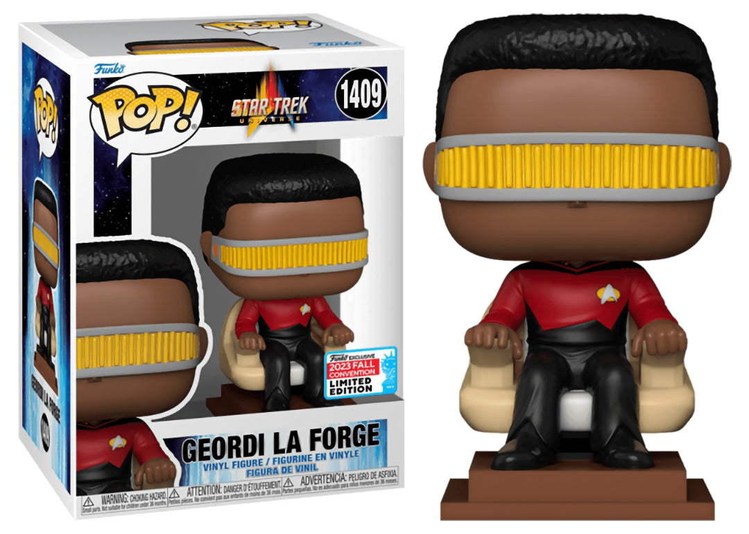 Funko Pop! Television: 1409 - Star Trek Universe - Geordi La Forge (2023) (Fall Convention)