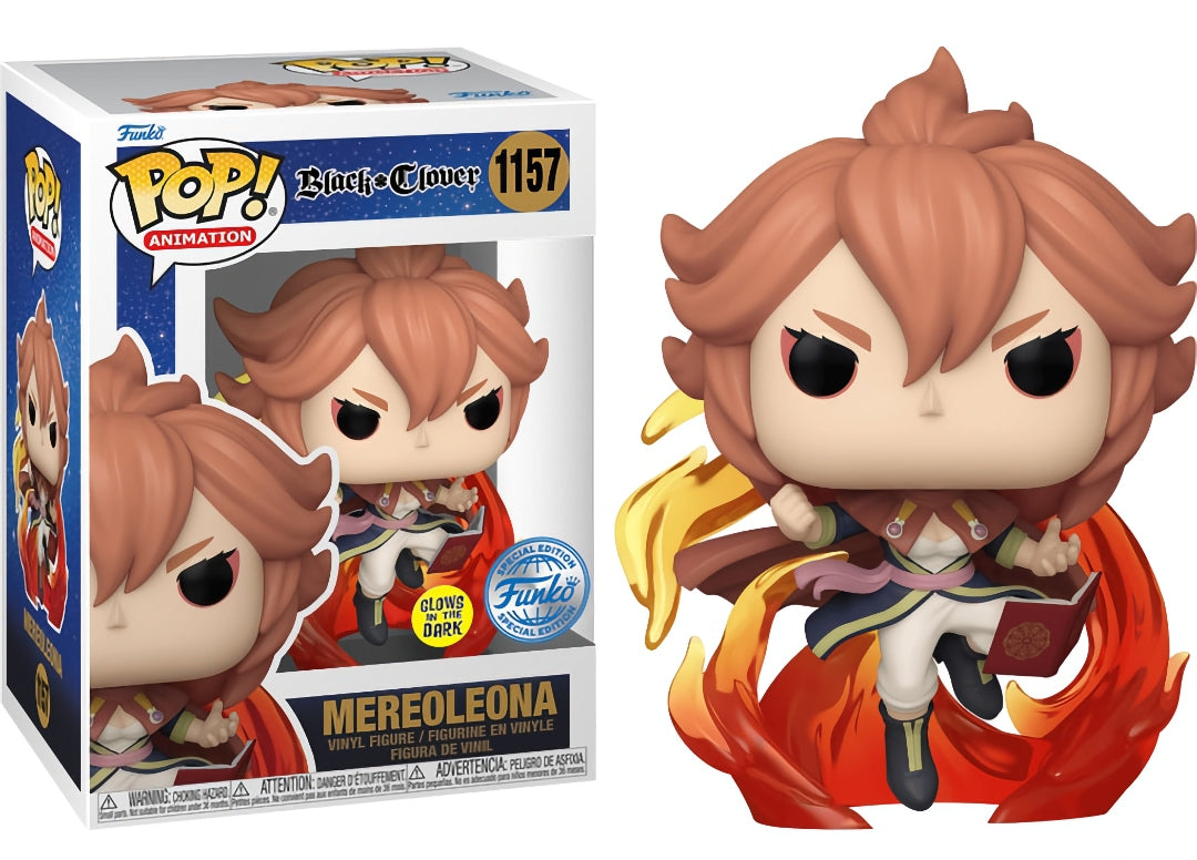 Funko Pop! Animation: 1157 - Black Clover - Mereoleona (2022) Special Edition GLOW