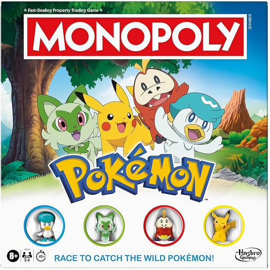 Monopoly Pokémon (Scarlet & Violet Editie) Bordspel - Hasbro (Nieuw in Doos)