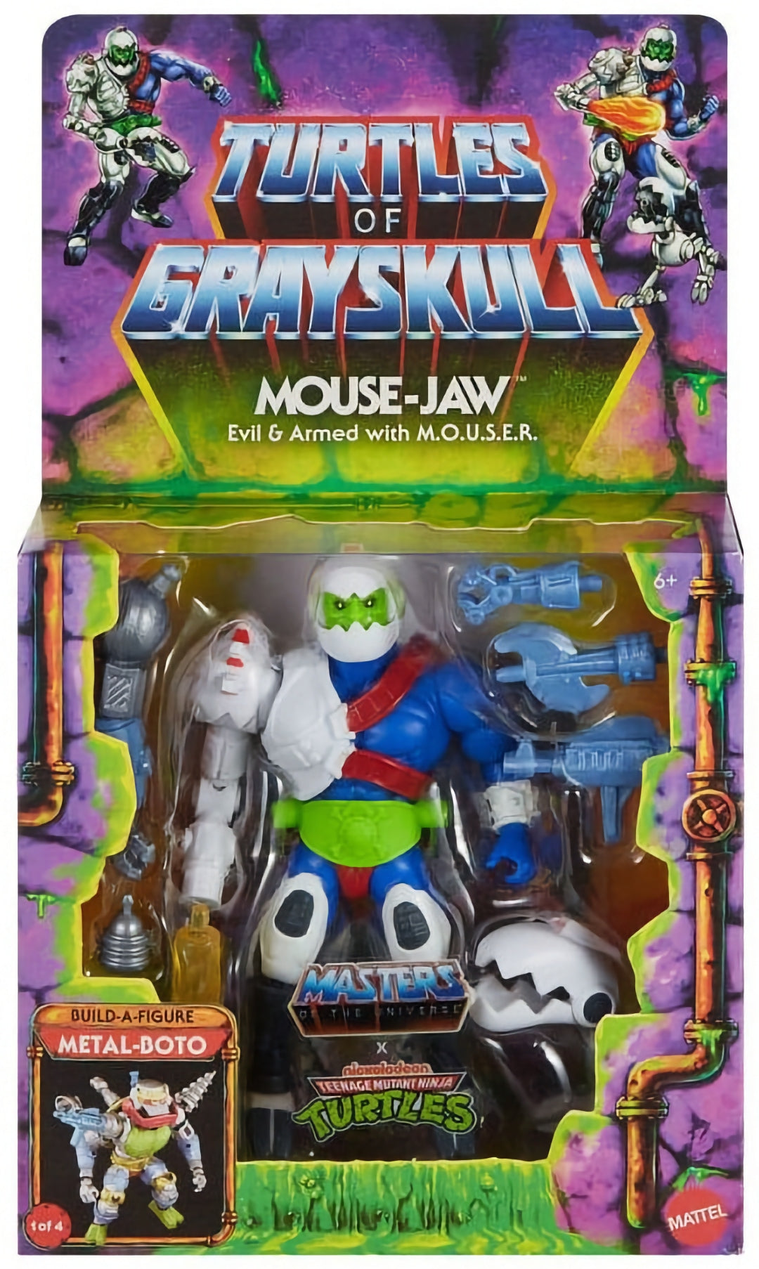Mattel - MOTU vs TNMT (Wave 01) - Turtles of Grayskull - Mouse-Jaw (2023)