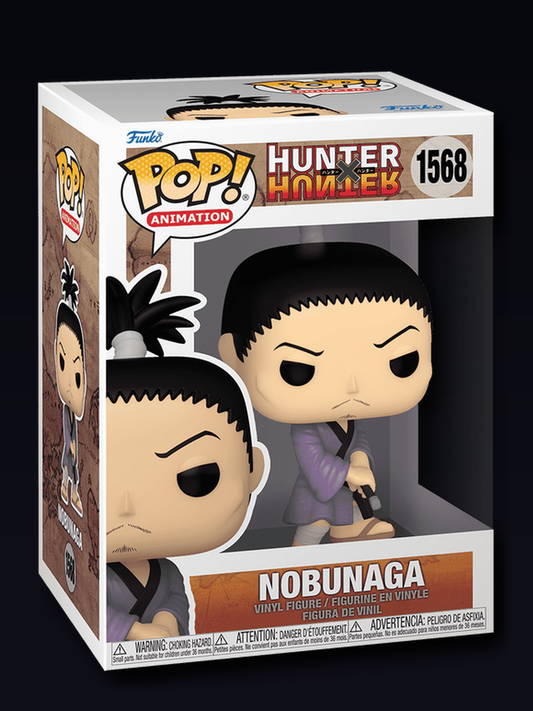 Funko POP! Animation 1568 Hunter x Hunter Nobunaga Hazama box dark 3:4 product photo
