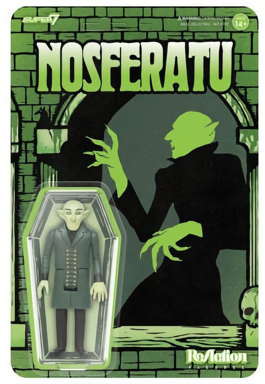 Super 7 - ReAction Figuur - Nosferatu (1922) - Nosferatu (Film Poster) (Nieuw op Kaart)