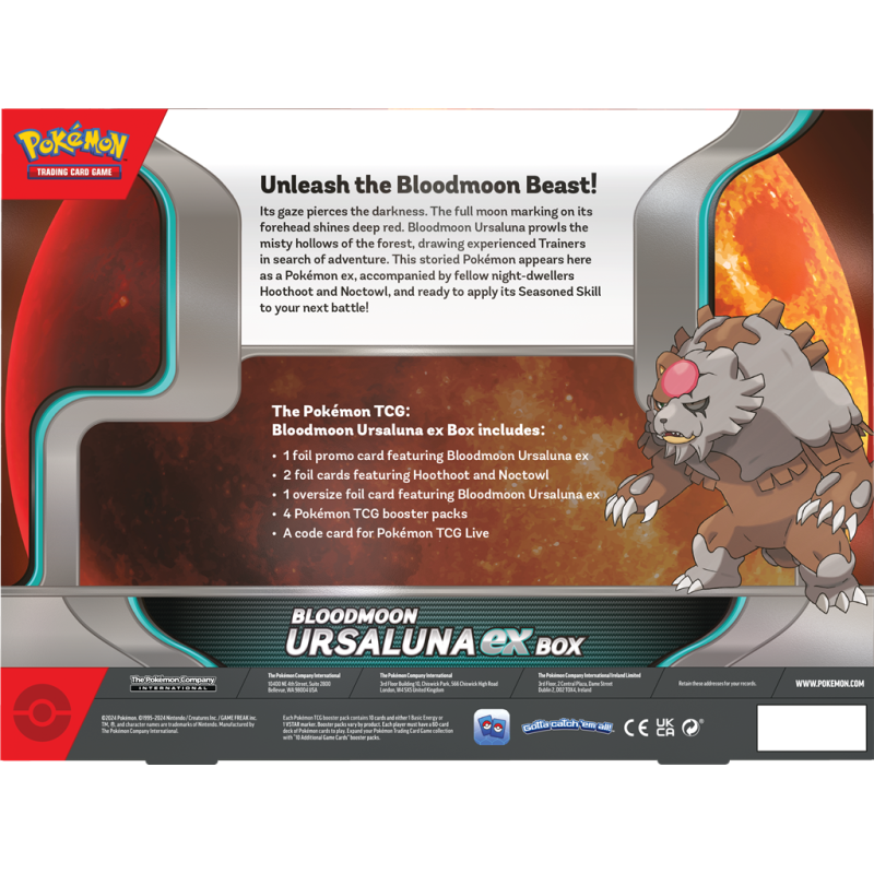 Pokemon TCG - Bloodmoon Ursaluna EX Box (2024)