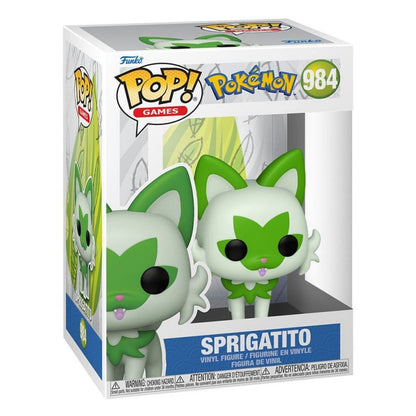 Funko Pop! Games 984 - Pokemon - Sprigatito (2024) EMEA
