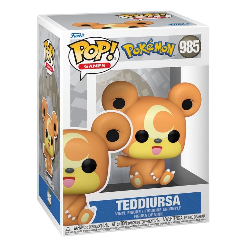 Funko Pop! Games 985 - Pokemon - Teddiursa (2024) EMEA