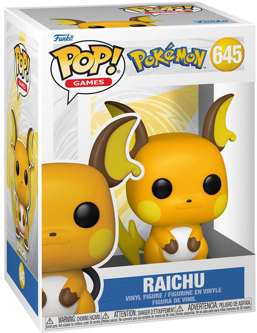 Funko Pop! Games: 1011 - Pokemon - Raichu (Alolan) (2024)