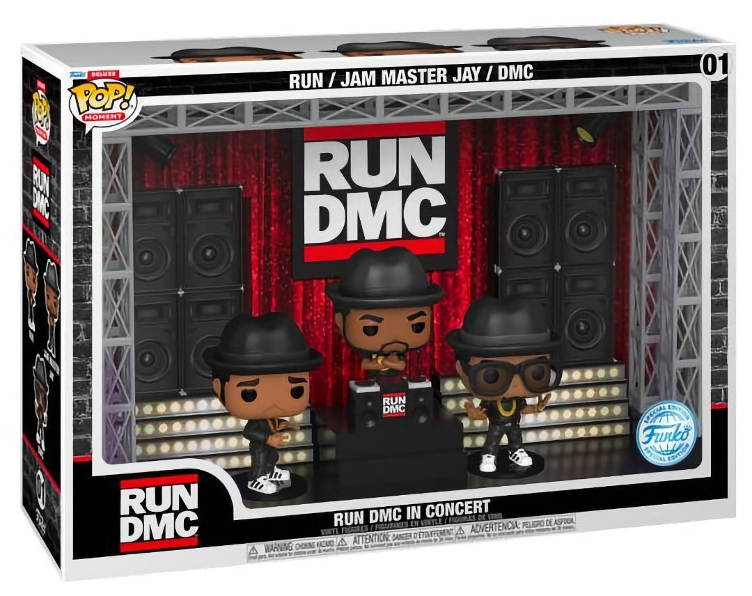 Funko Pop! Moments 01 DeLuxe - Run DMC - Wembley Stadium - 3 Pack (2022)