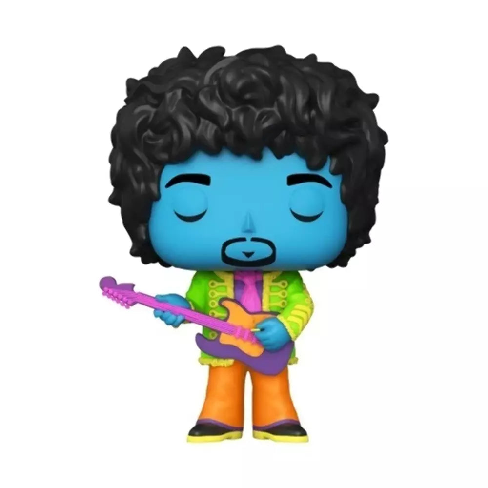 Funko Pop! Rocks 239 - Jimi Hendrix - Jimi Hendrix (2021) Blacklight - Funko Exclusive VAULTED