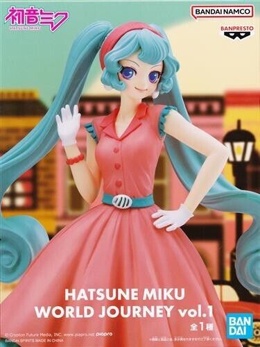 Banpresto / Bandai - Hatsune Miku - World Journey - Vol. 1 (18cm)