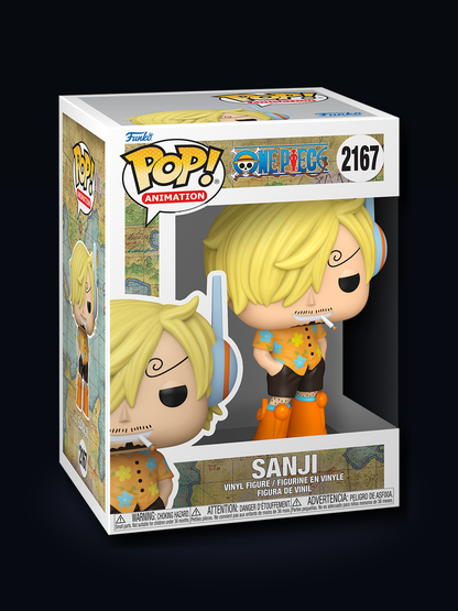 Funko POP! Animation 2167 One Piece Sanji Egghead Arc box dark 3:4 product photo