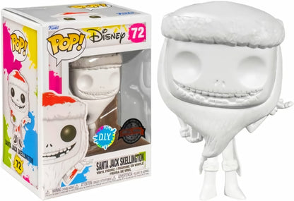 Funko Pop! 072 Disney - Nightmare Before Christmas - Santa Jack Skellington (2021) DIY