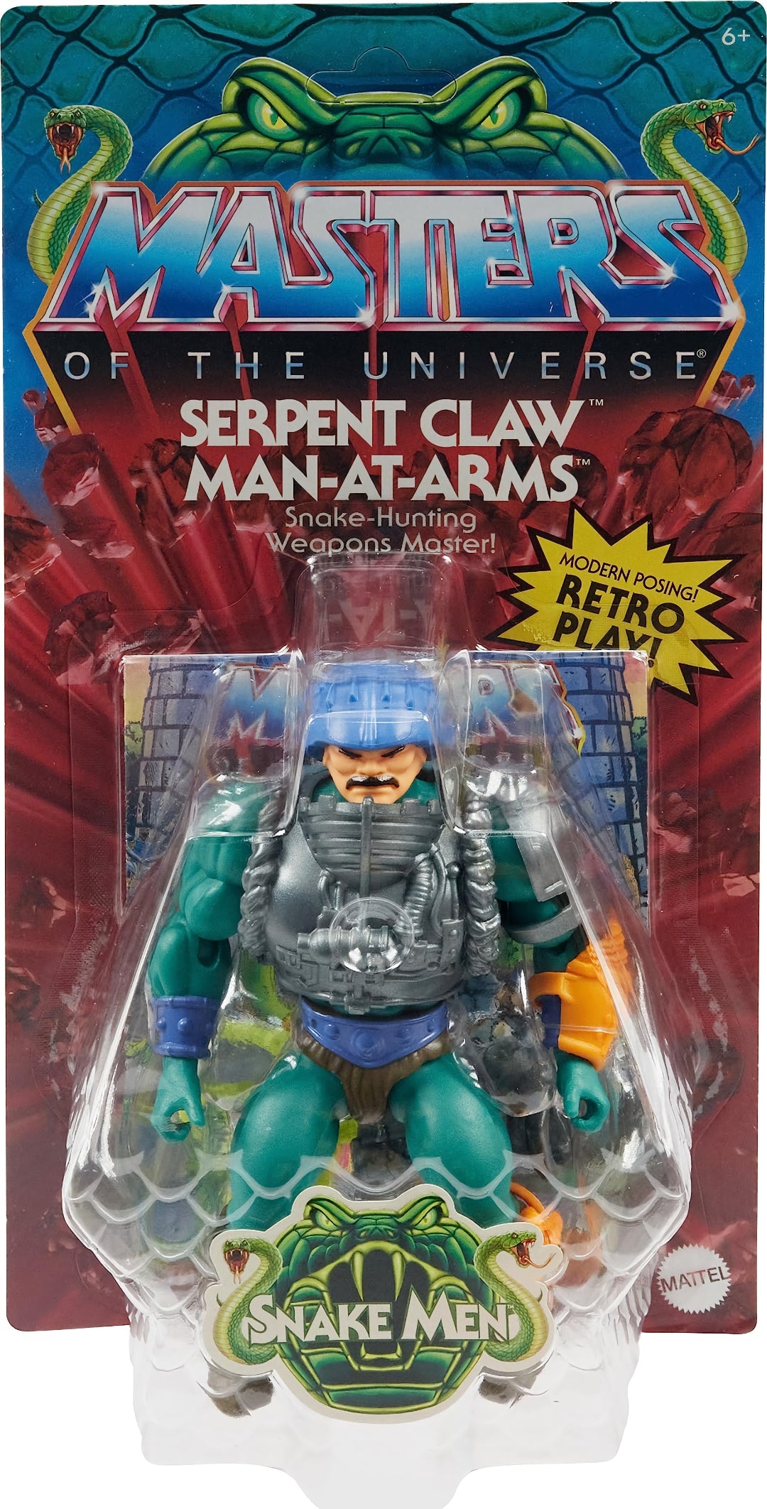 Mattel - Masters Of The Universe Origins - (Wave: 14 - 2023) Serpent Claw Man-At-Arms