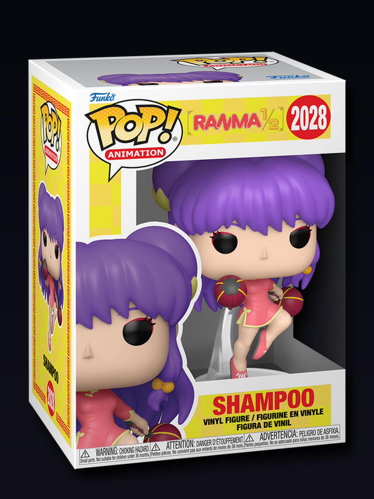 Funko POP! Animation 2028 Ranma 1/2 Shampoo box dark 3:4 product photo