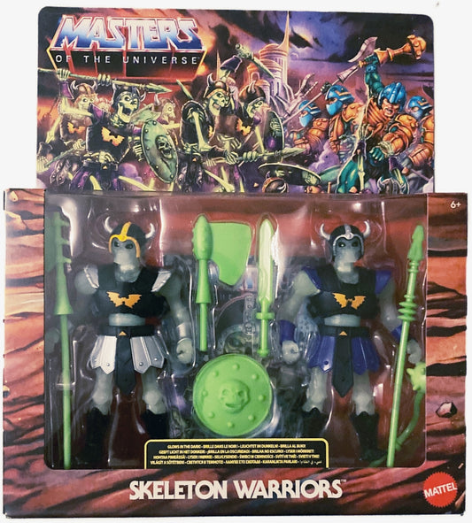Mattel - Masters Of The Universe Origins - Skeleton Warriors (2023) 2-Pack (GITD)
