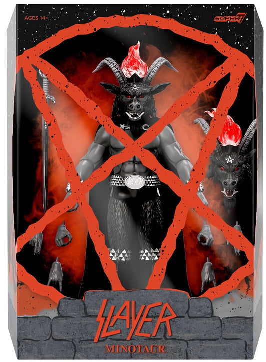 Super 7 - Ultimates! - Slayer - Minotaur "Black Magic" Actiefiguur (18 cm / 7") - In Doos