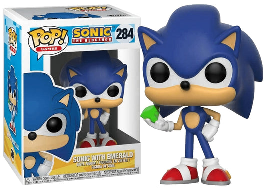 Funko Pop! Games 284 - Sonic The Hedgehog - Sonic With Emerald (2017)