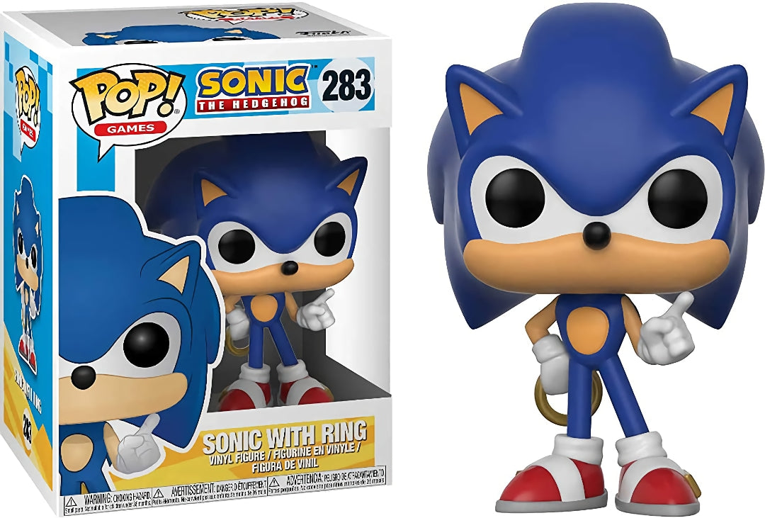 Funko Pop! Games 283 - Sonic The Hedgehog - Sonic With Ring (2017)