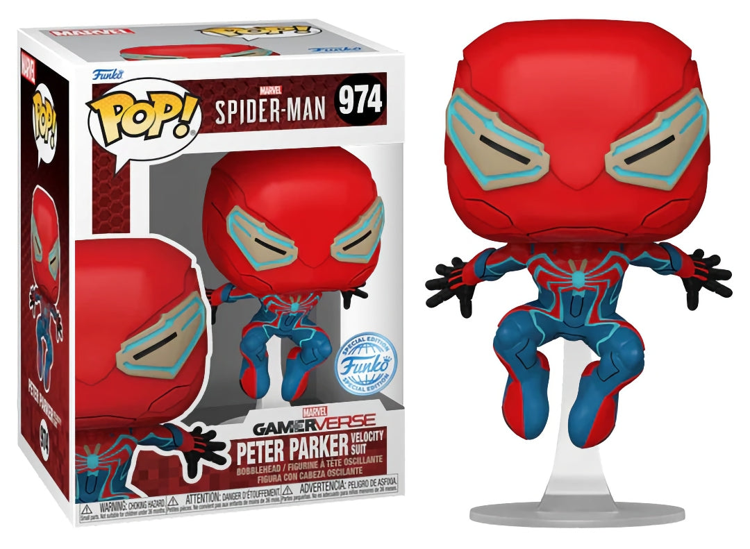 Funko Pop! Games Marvel 974 - Gamer Verse - Peter Parker (Velocity Suit) (2024)