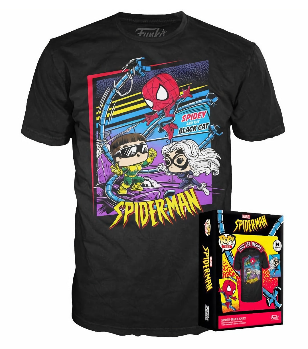 Funko Boxed T-Shirt - Spider-Man and the Black Cat