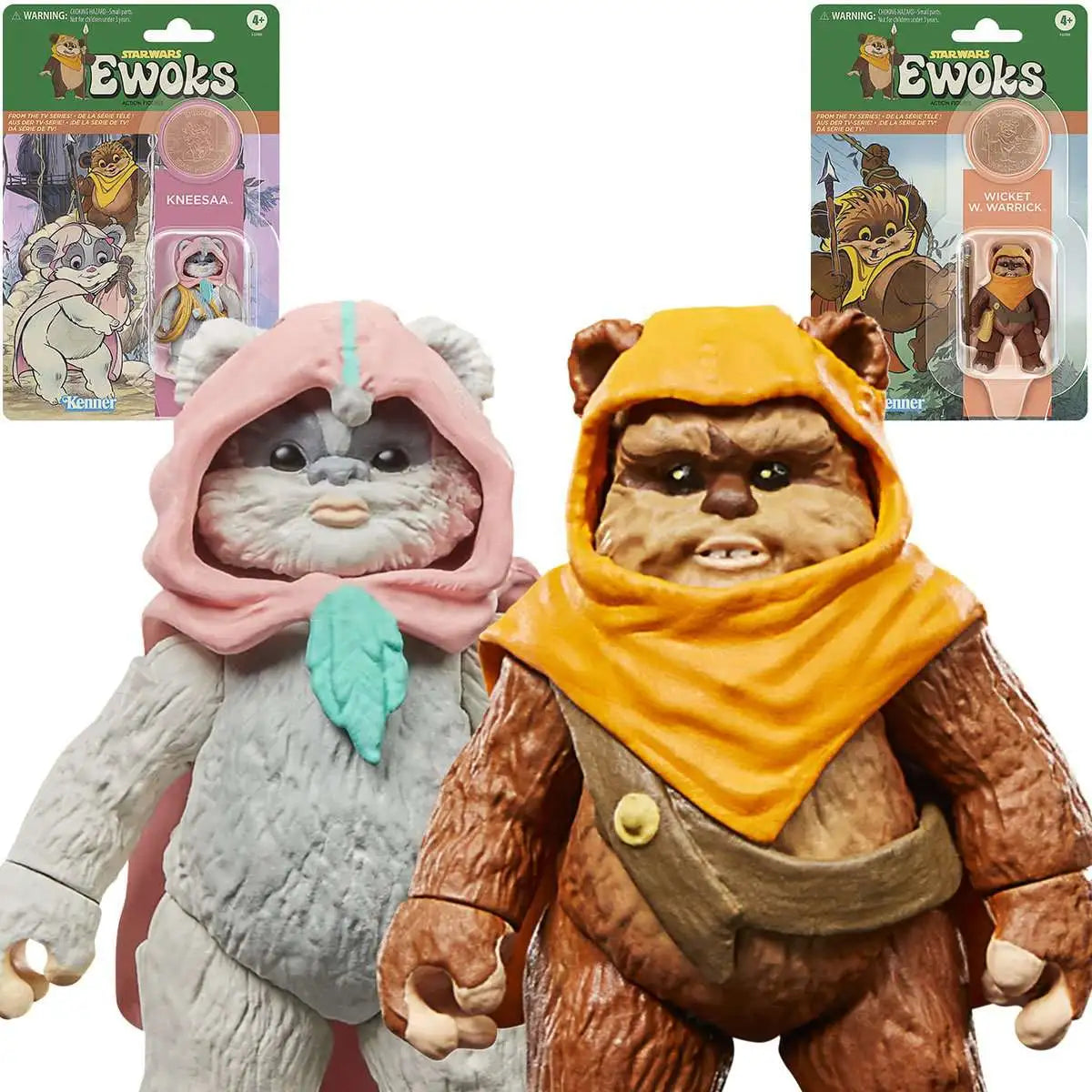 Hasbro - Star Wars Vintage Collection - Ewoks - Action Figure 2 Pack - Wicket W Warrick & Kneesaa (2023)