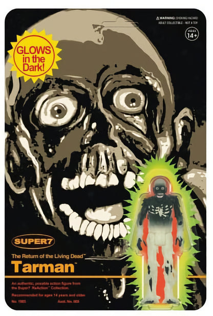 Super 7 - ReAction Figuur - The Return of the Living Dead (1985) - Tarman (Monster Glow) (Nieuw op Kaart)