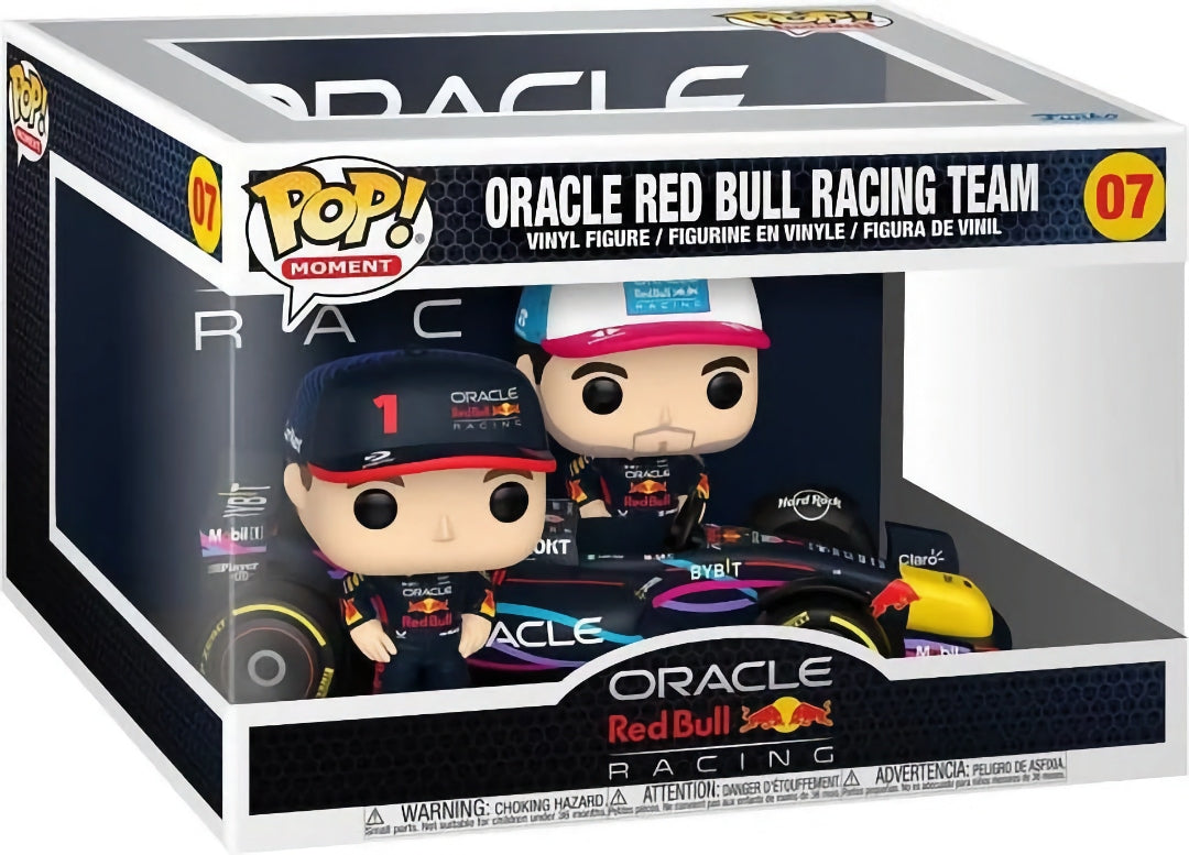 Funko Pop! Moment 07 - Oracle Red Bull Racing Team - Max Verstappen & Sergio Perez (2024)