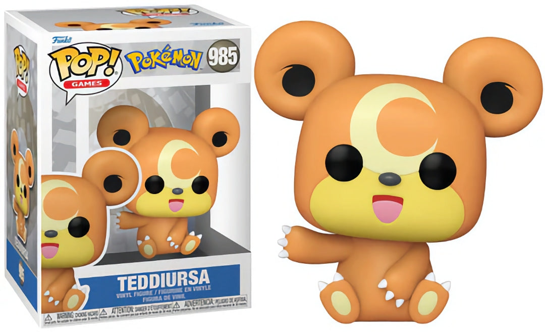 Funko Pop! Games 985 - Pokemon - Teddiursa (2024) EMEA