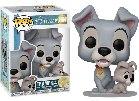 Funko Pop! Disney 1554 - Lady And The Tramp - Tramp with Puppy (2025)