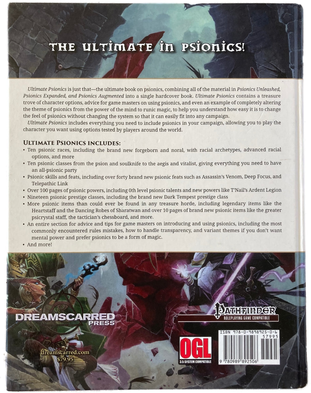 Dreamscarred Press - Pathfinder RPG - Ultimate Psionics (2013)