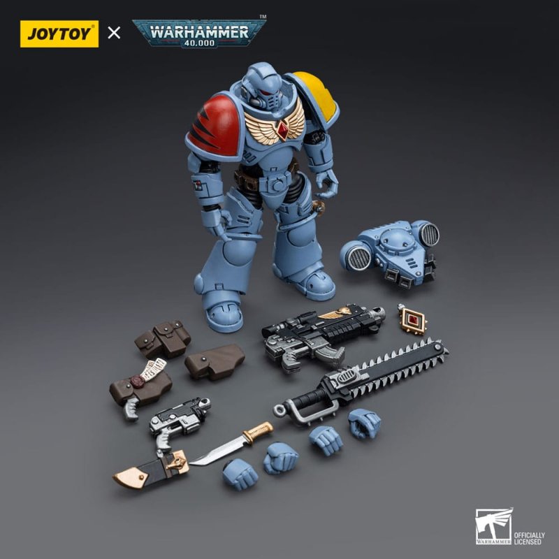 Joy Toy - Warhammer 40K - Space Wolves Intercessors (12cm)