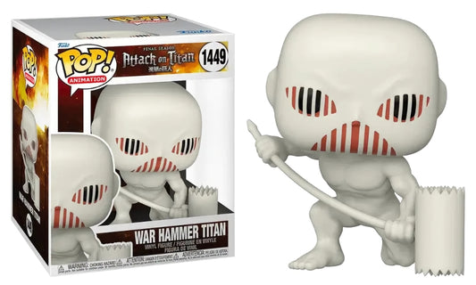 Funko Pop! Animation: 1449 - Attack on Titan - War Hammer Titan (2023) Super Size / GLOW / Exclusive