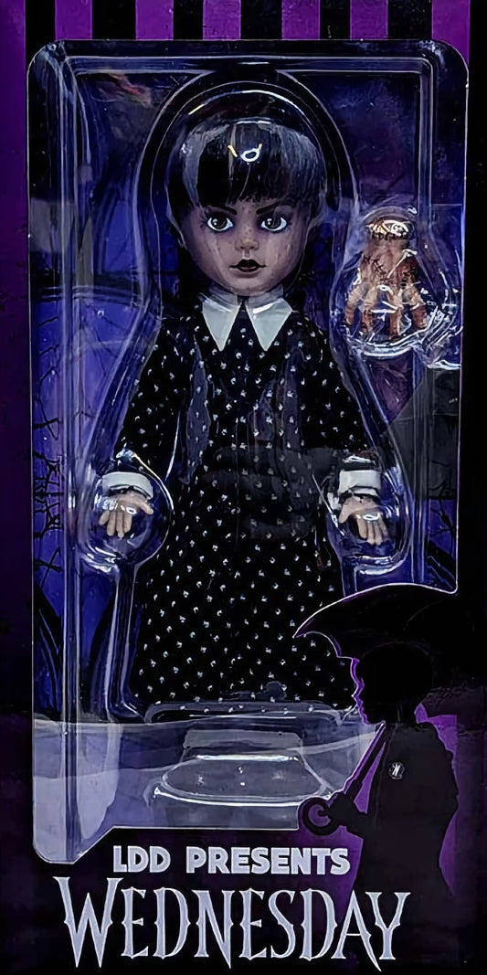 Mezco Toys - Living Dead Dolls - Wednesday Addams with Thing (25cm)