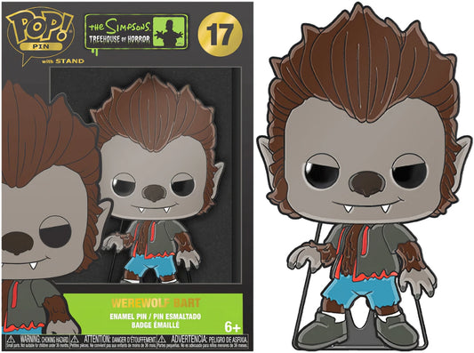 Funko Pop! Pin: 17 - The Simpsons- Treehouse of Horror - Werewolf Bart