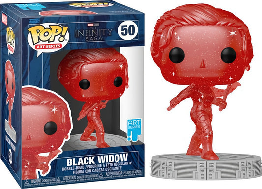 Funko Pop! Art Series 050 - The Infinity Saga - Black Widow (2022) (Rood)