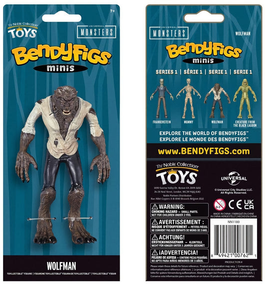Bendyfigs Mini - Universal Monsters - Wolfman (14cm)