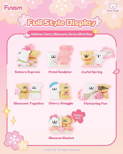 Funism - Maltese Cherry Blossoms Series  (9cm) (Blindbox)