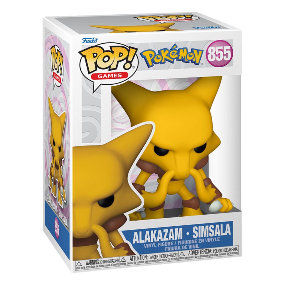 Funko Pop! Games 855 - Pokemon - Alakazam (2021) EMEA