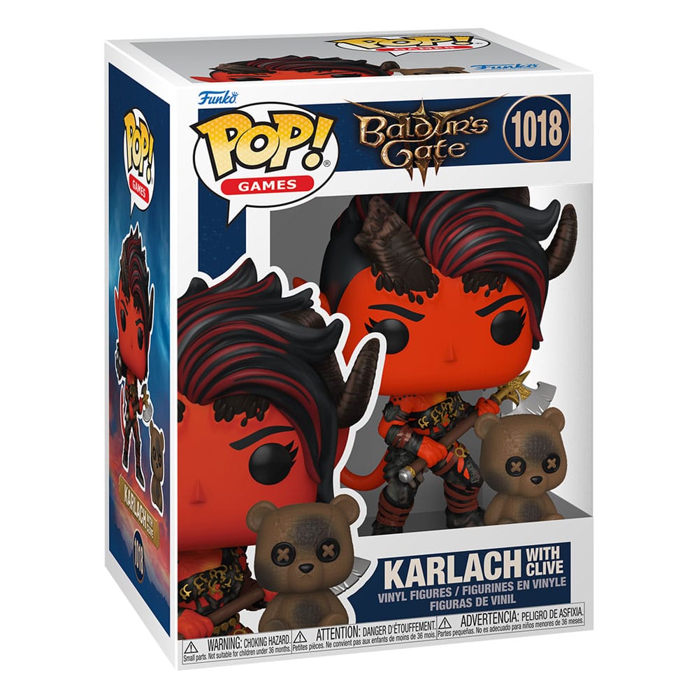 Funko Pop! Games 1018 - Baldur's Gate - Karlach w/ Clive (2025)