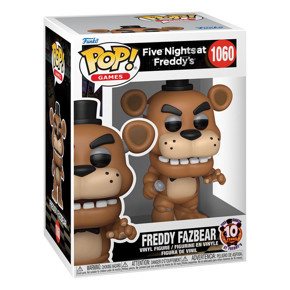 Funko Pop! Games : 1060 Five Nights at Freddy's - Freddy Fazbear (10th Anniversary Ver. 9 cm)