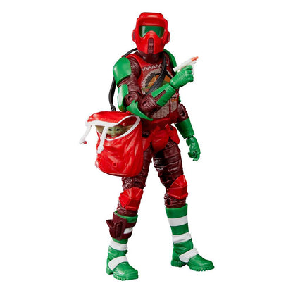 Hasbro - Star Wars Black Series - The Mandalorian - Scout Trooper with Grogu (Holiday Edition)