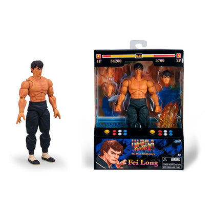 Jada Toys - Ultra Street Fighter II: The Final Challengers - Action Figure - 1/12 Fei-Long (15 cm)