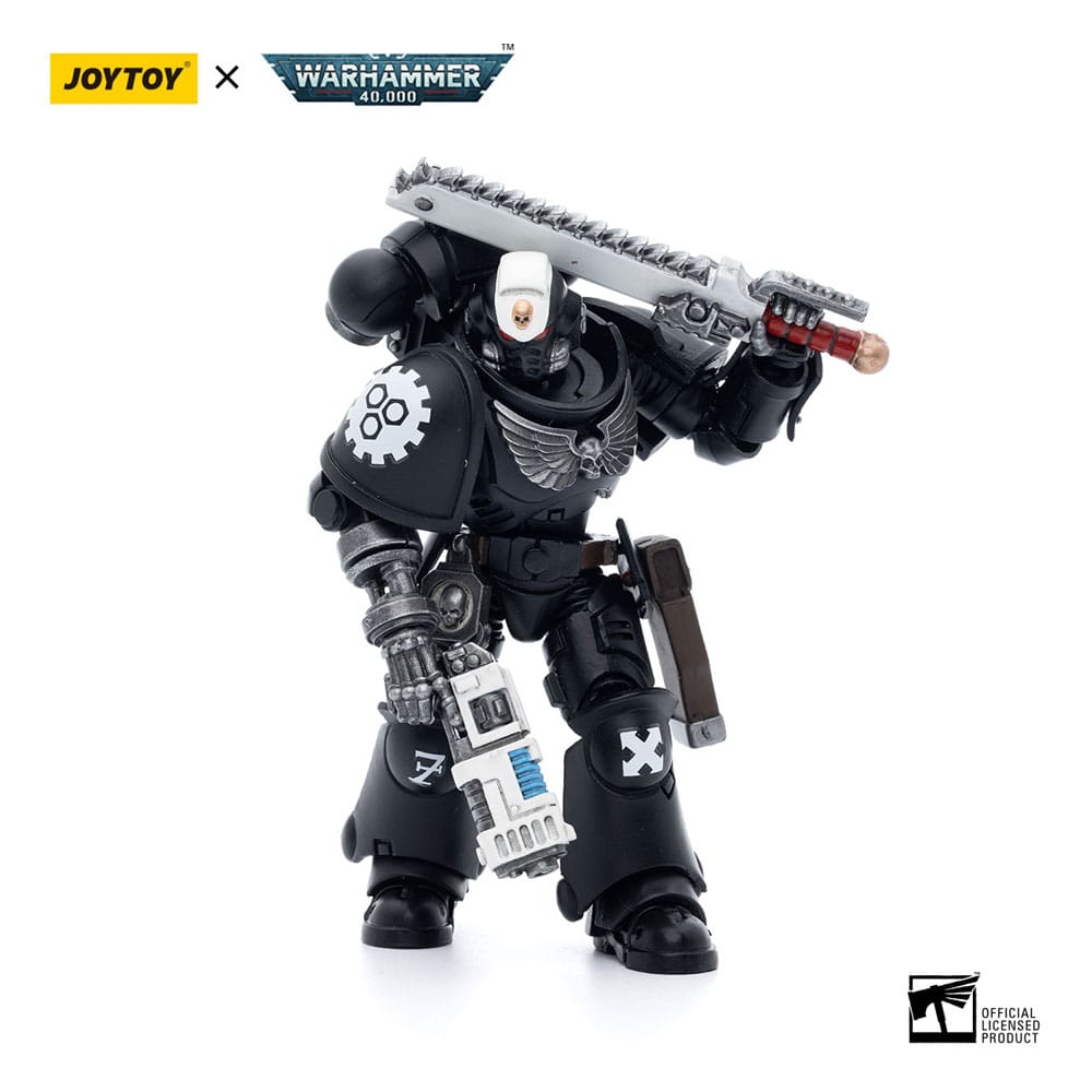 Joy Toy - Warhammer 40K - Iron Hands Assault Intercessors - Sergeant Kalock (12cm)