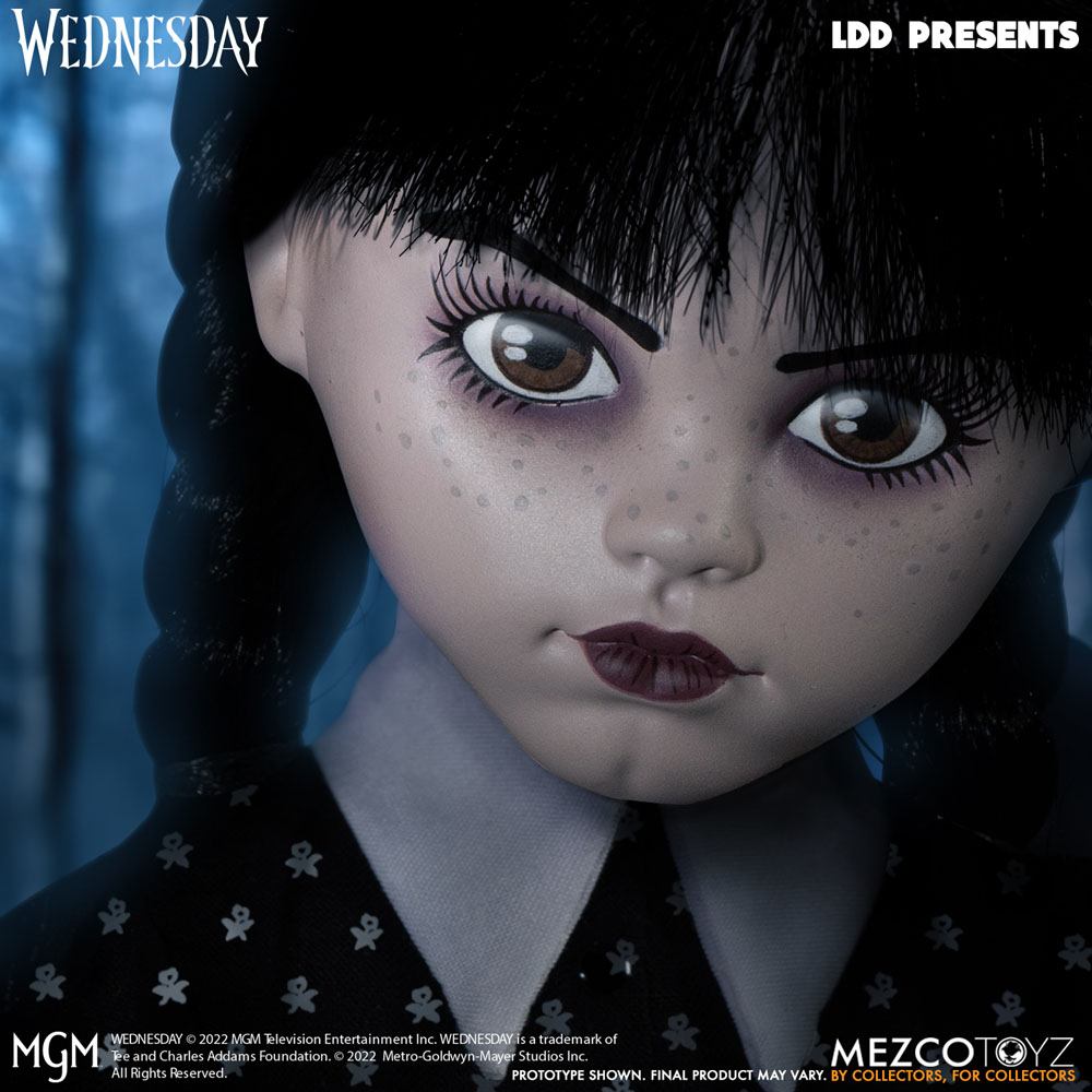 Mezco Toys - Living Dead Dolls - Wednesday Addams with Thing (25cm)