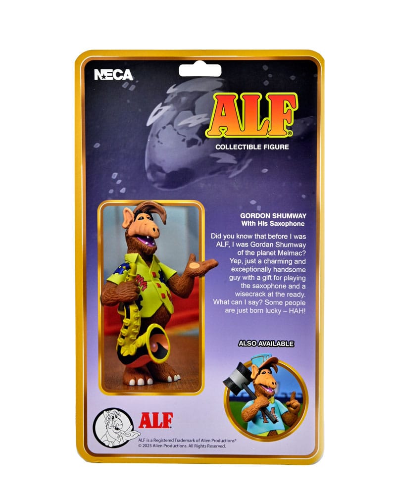 Neca - ALF - Action Figure - Gordon Shumway with Saxophone (15 cm)