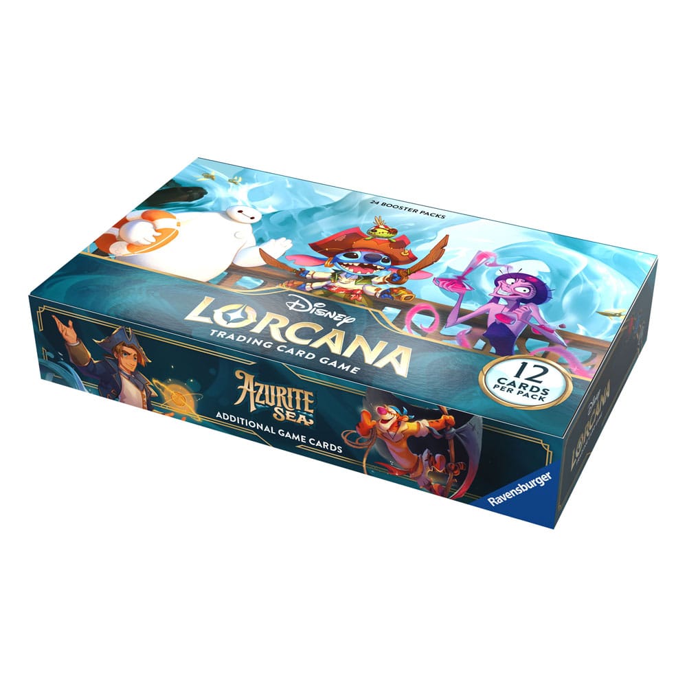 Ravensburger - Disney Lorcana TCG - Azurite Sea - Booster Box (24 Boosters)